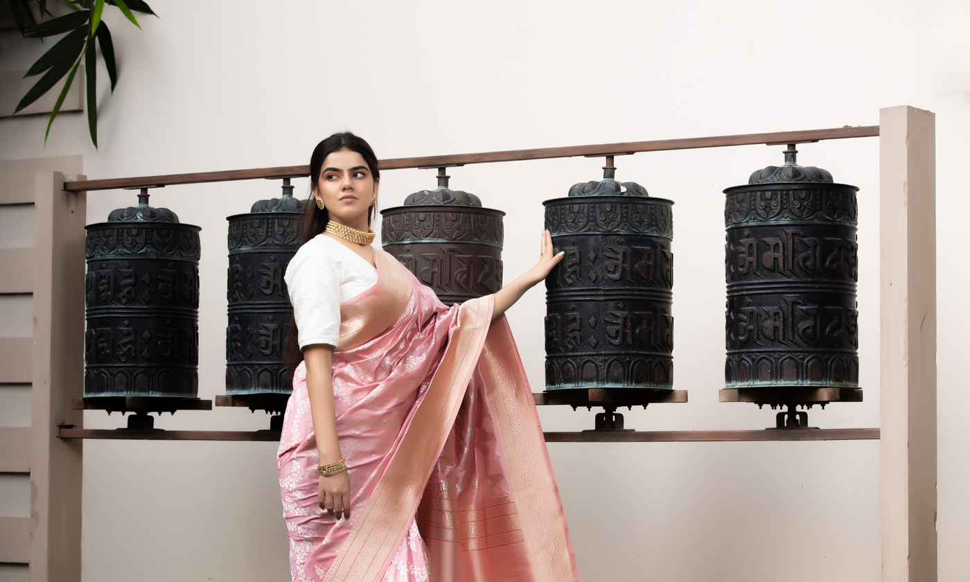 KATAN SILK SAREE - Knowing the fabric we love the most