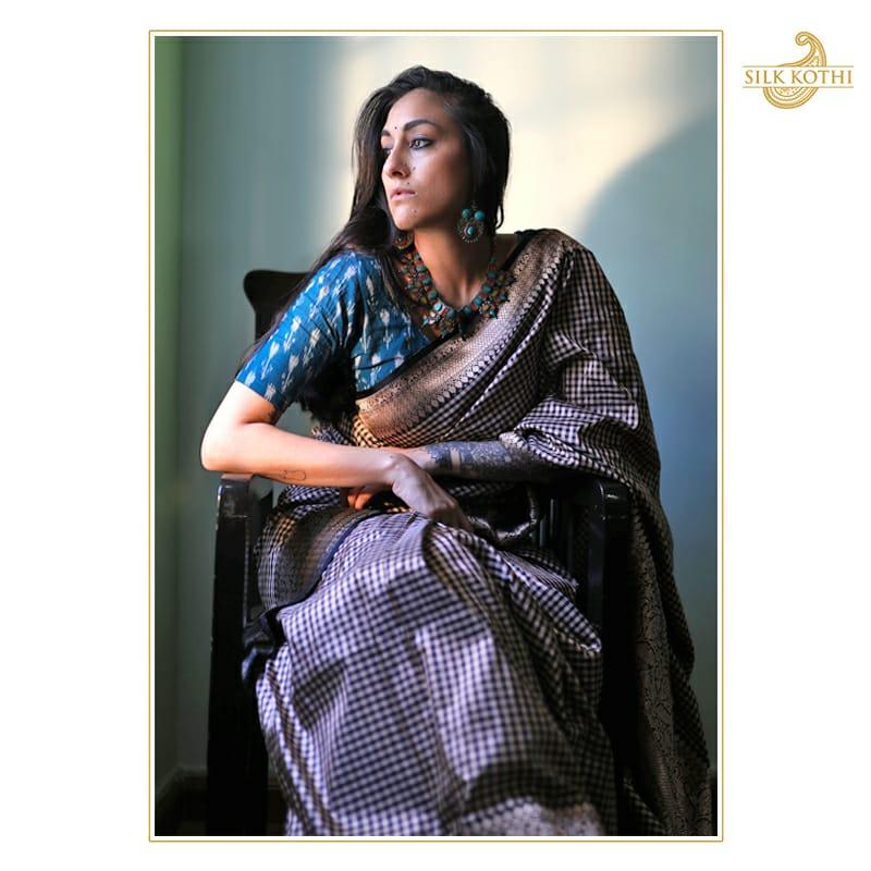 Banarasi Saree Drape | saree draping in different styles | how to drape  saree | Tia Bhuva - YouTube